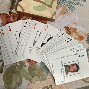 Collectible USA FBI wanted deck of cards.